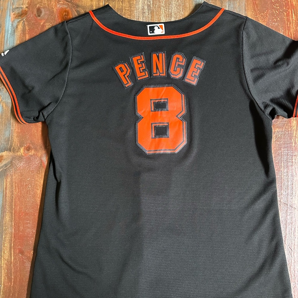 Pence SF GIANTS Baseball Majestic Jersey Woman’s XL NWOT Genuine Merchandise